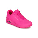 Skechers 73667 Uno Night Shades Hot Pink