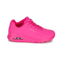 Skechers 73667 Uno Night Shades Hot Pink